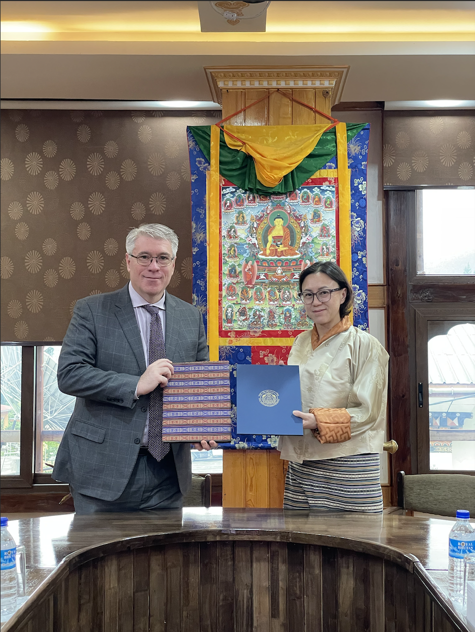 The Royal Monetary Authority and Gelephu Financial Services Office Sign MoU on Financial Regulatory Cooperation